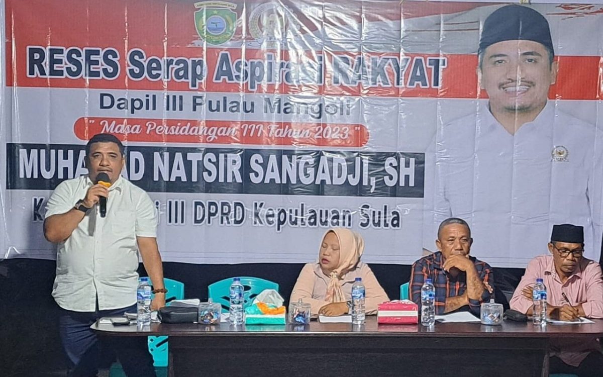 Reses di Mangoli-Jere, M. Natsir Ditantang Warga Tolak Tambang